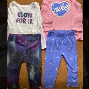 2 Girls Nike Outfits in perfect condition!